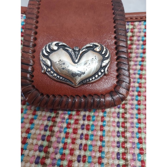 Fossil Woven Fall Brown/Multi Color Small Bag - Picture 11 of 11